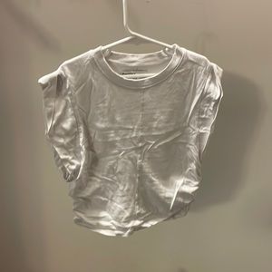 White cropped tee - Size S